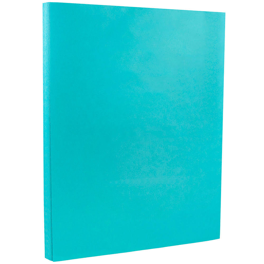 Sea Blue Cardstock, 8.5 x 11, 65lb, 250/Pack M936244