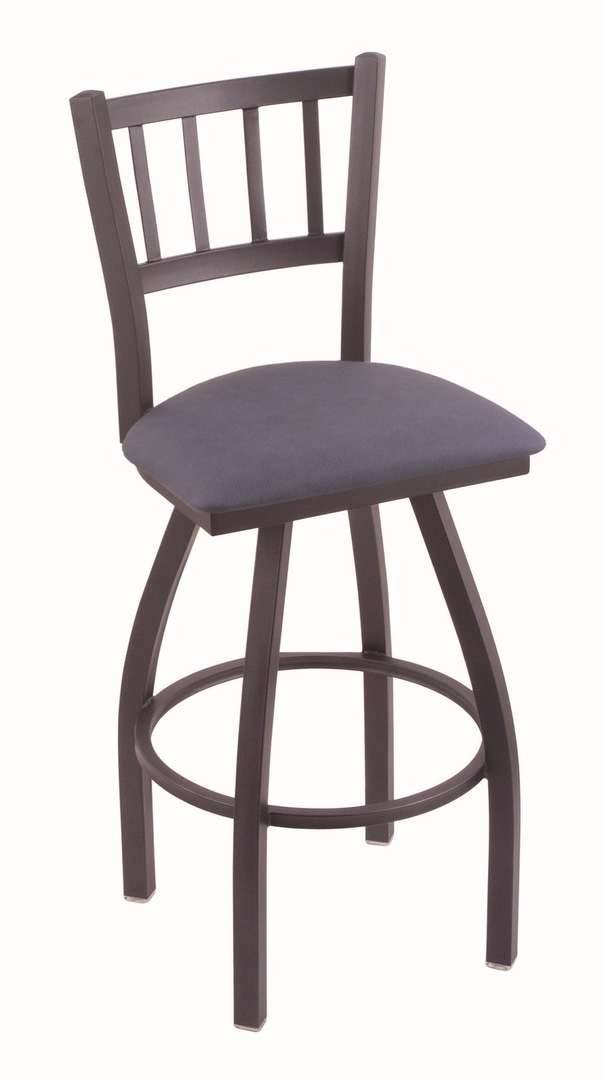 25x22 Swivel Counter Stool with Pewter Finish J24859
