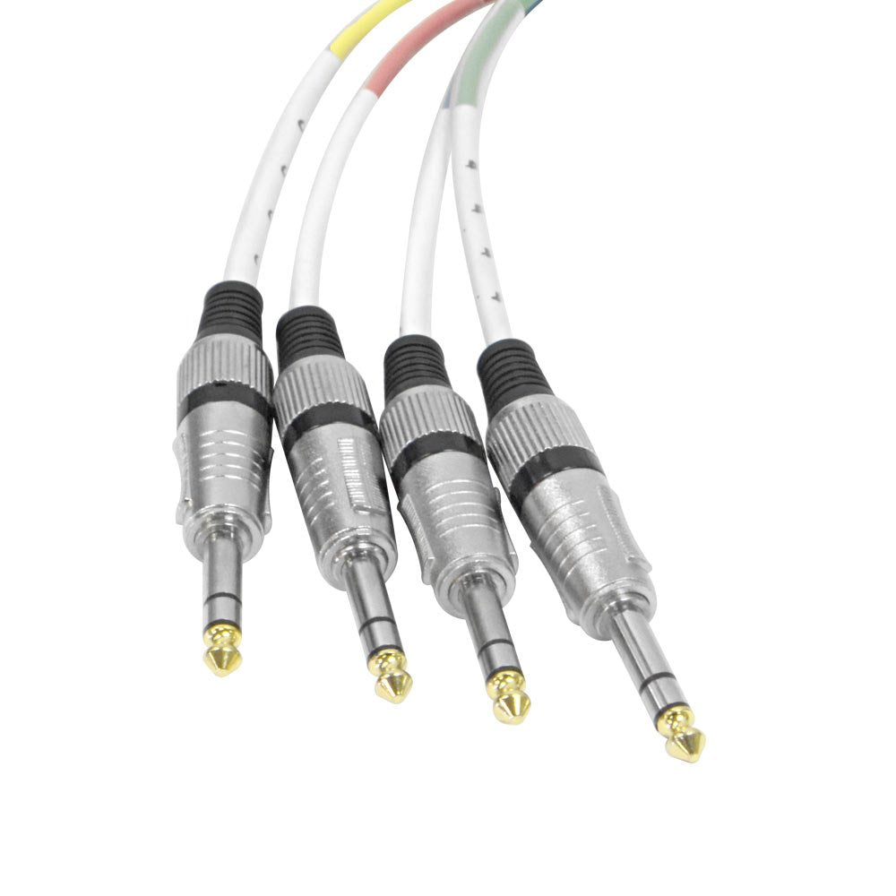 8 Channel 15' XLR Female to 1/4 TRS Snake Cable S29666
