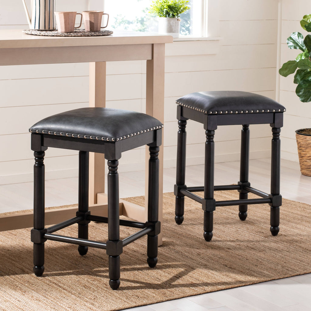 Grey Counter Stool Set of 2 Y433533