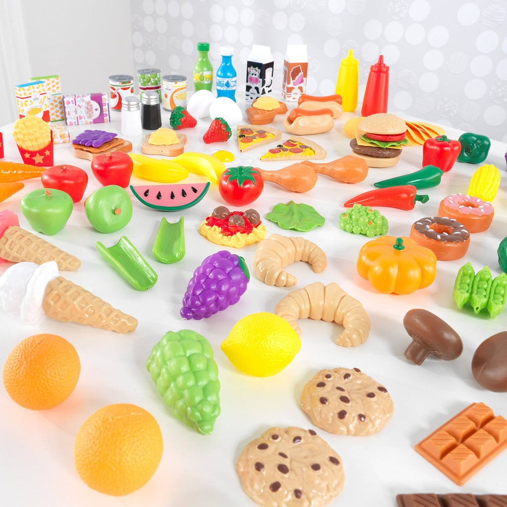 115 Pieces Play Food Set P252