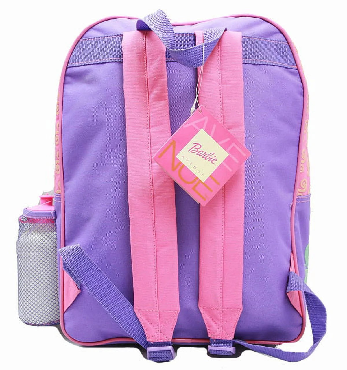 Purple Large School Backpack with Water Bottle M2130