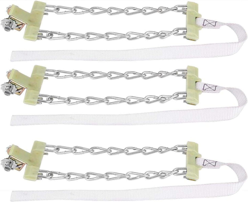 3pcs Steel Tire Anti-skid Snow Chains Pack of 2 T180266