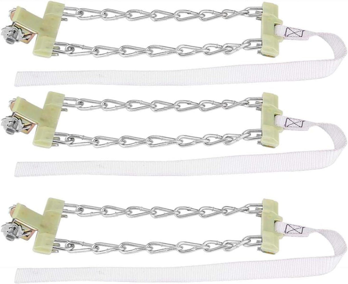 3pcs Steel Tire Anti-skid Snow Chains Pack of 2 T180266