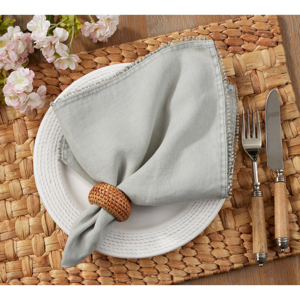 Lilac 100% Linen Table Napkins Set of 4 G20476