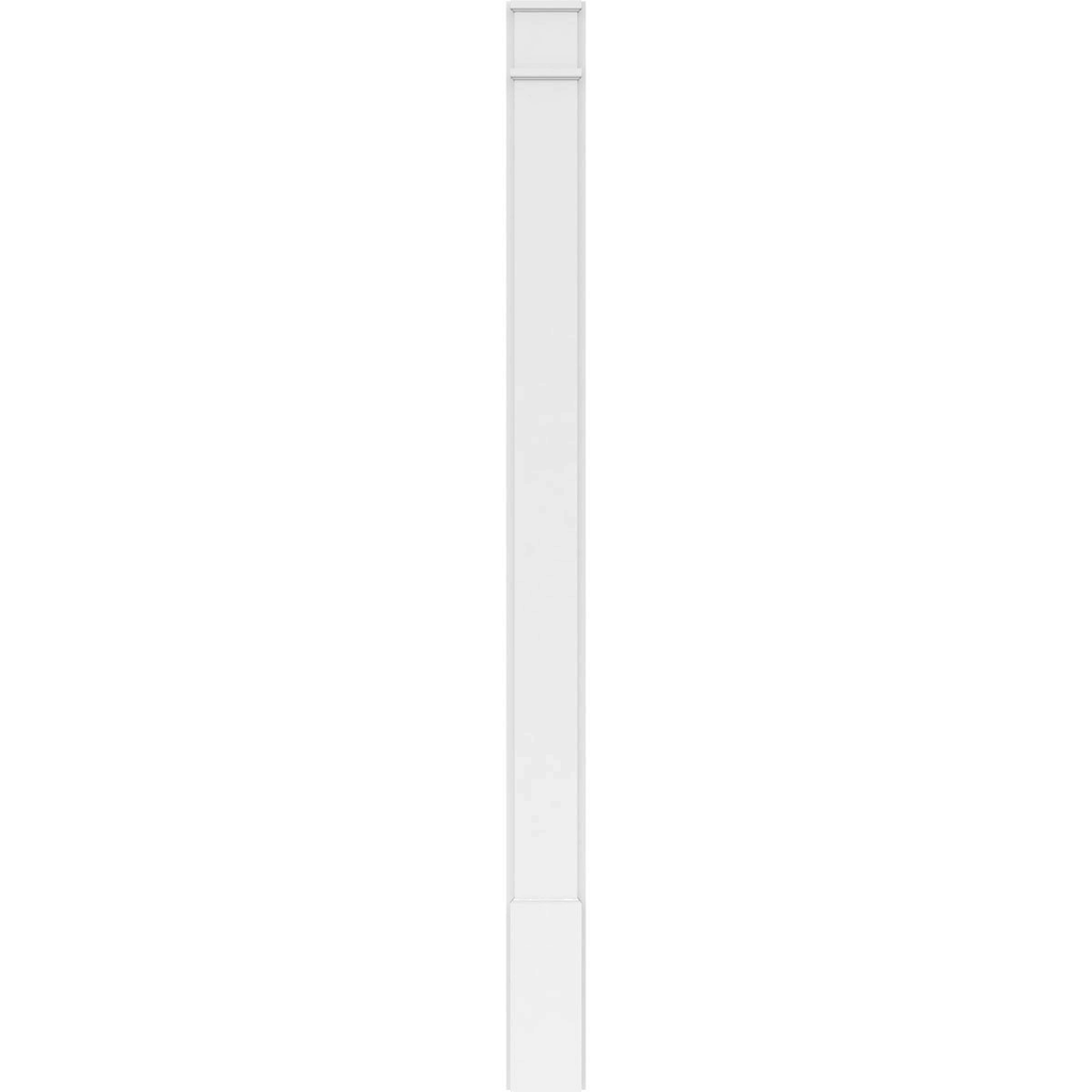 Plain PVC Pilaster with Capital and Base (Pair) G874