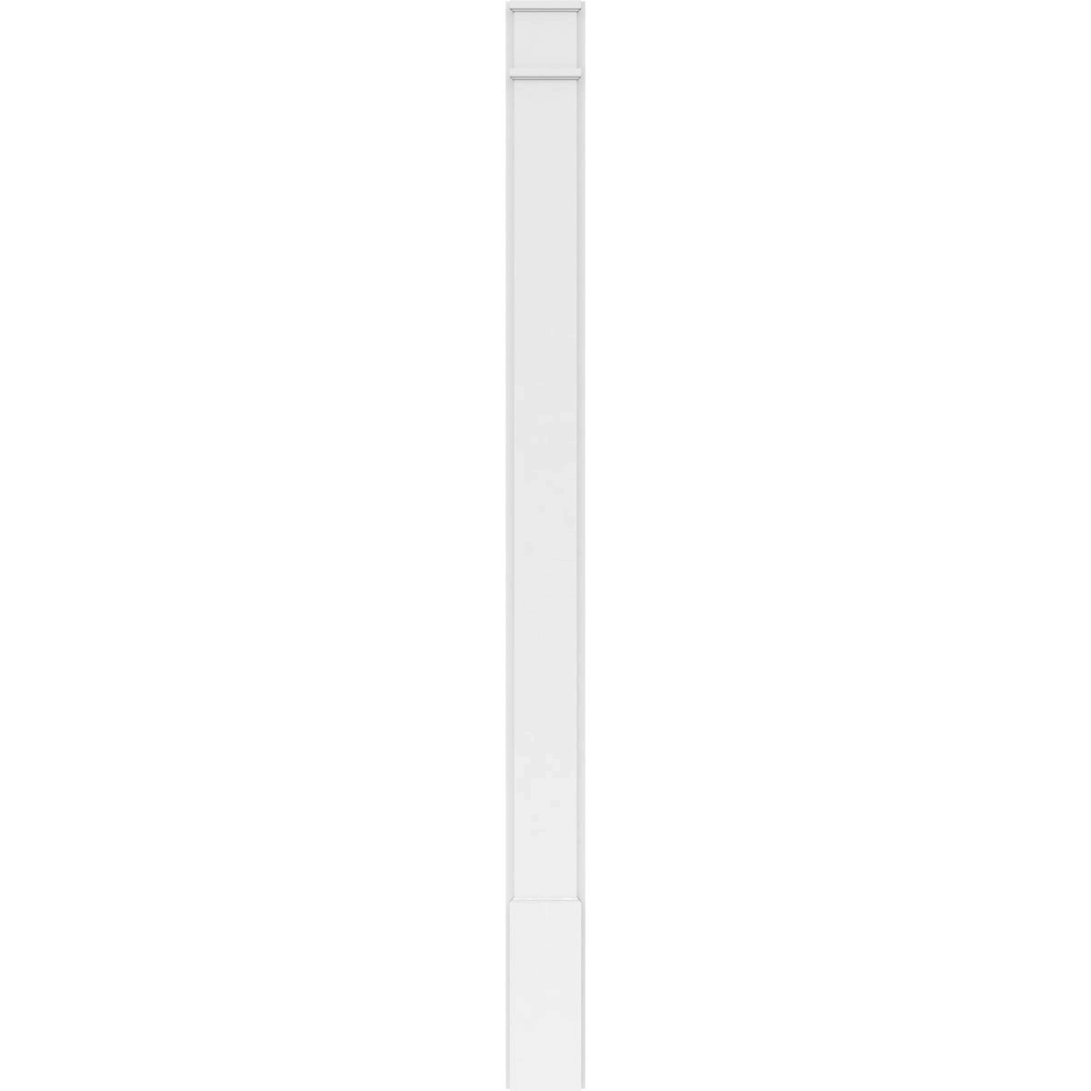 Plain PVC Pilaster with Capital and Base (Pair) G874