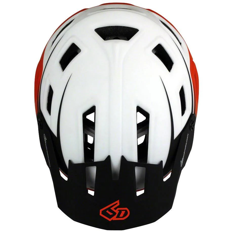 White/Red Evo Trail Helmet W2211