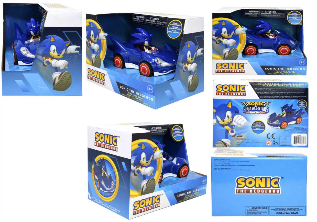 Sonic the Hedgehog Pull Back Action Racer I140023