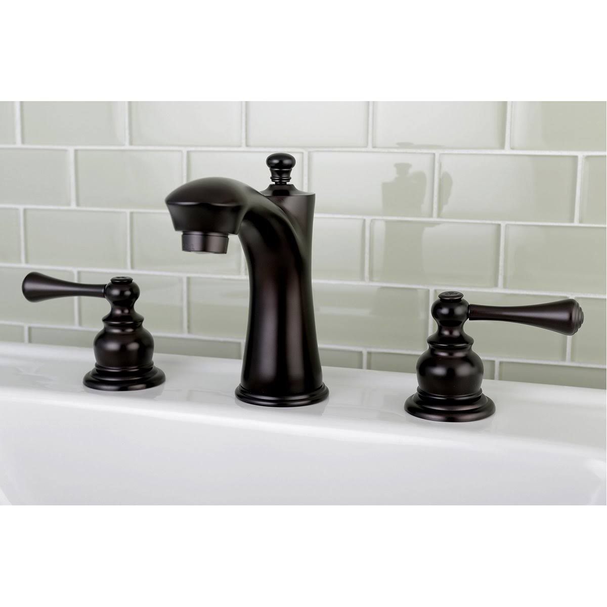 Vintage Widespread Bathroom Faucet Oil Rubbed Bronze D774735
