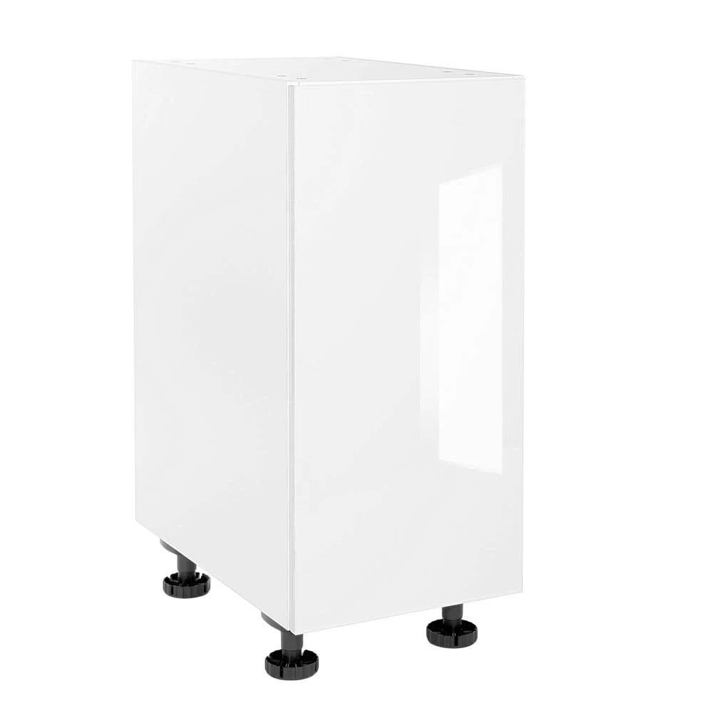 Glossy White Laminate Door Base Cabinet J56466