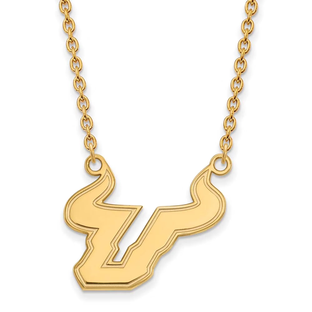 14k Gold Bull Pendant 18 inch Necklace M42934