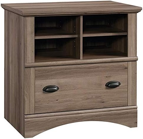 1 Drawer Lateral File Storage Cabinet with Key Lock in Salt Oak S34754