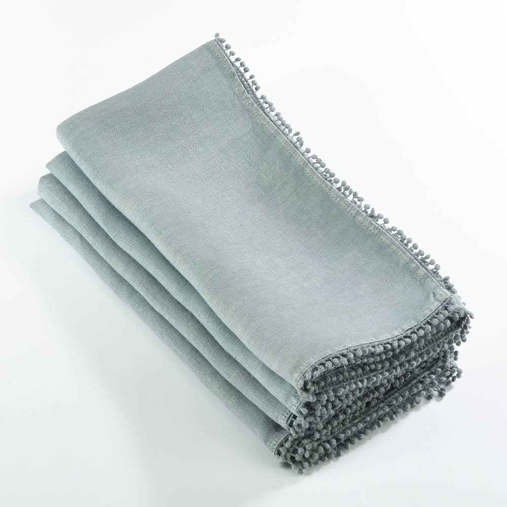 Lilac 100% Linen Table Napkins Set of 4 G20476