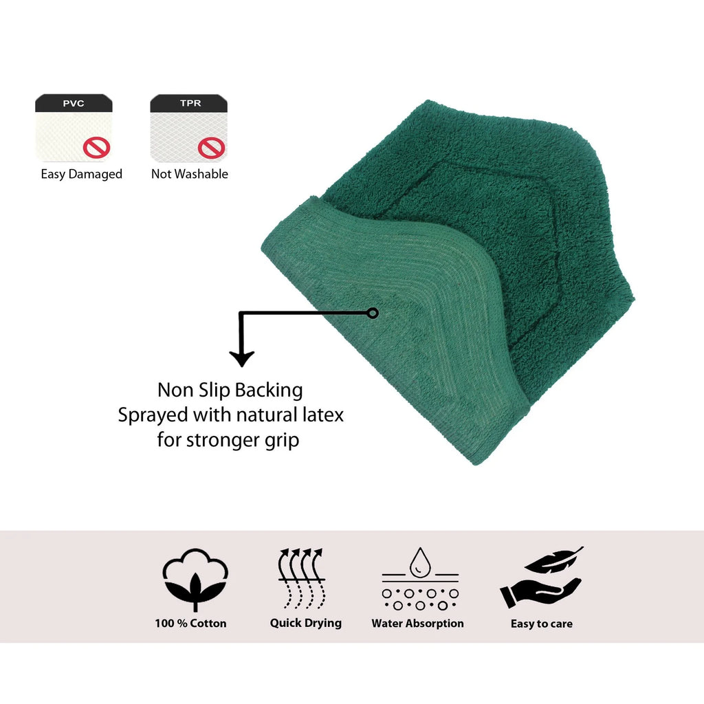 100% Cotton Tufted Bath Rug 5 Piece Set U174124