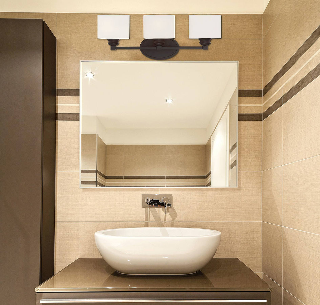 3 Light Satin Nickel Bath Bar N1404