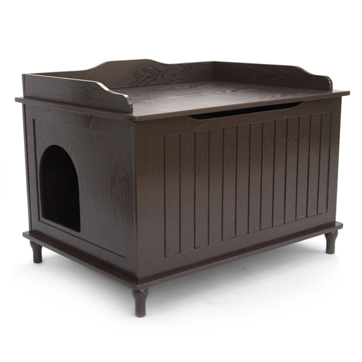 Espresso Catbox Litter Box Enclosure G105961