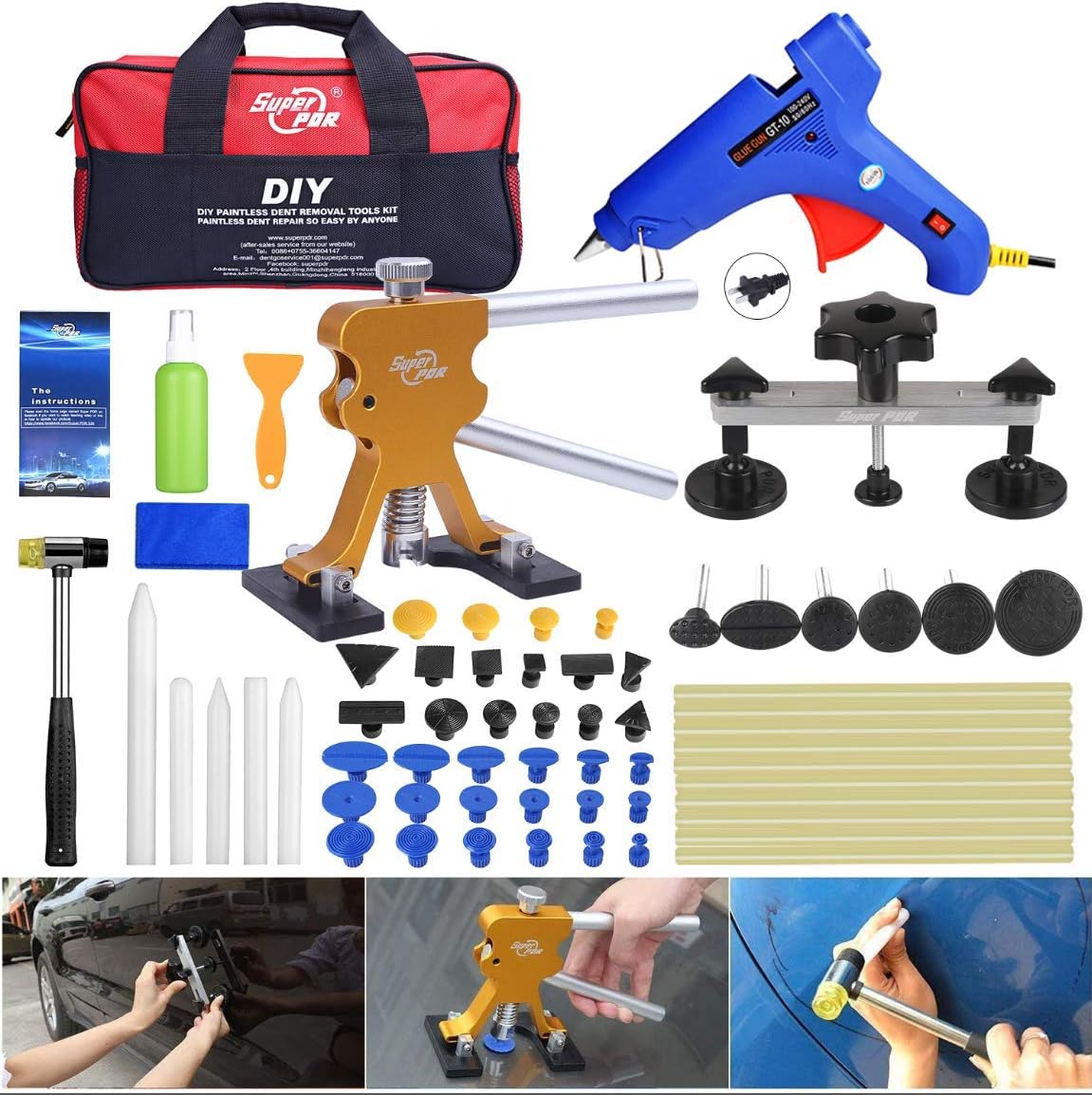 53Pcs PDR Kit with Tool Bag X2646