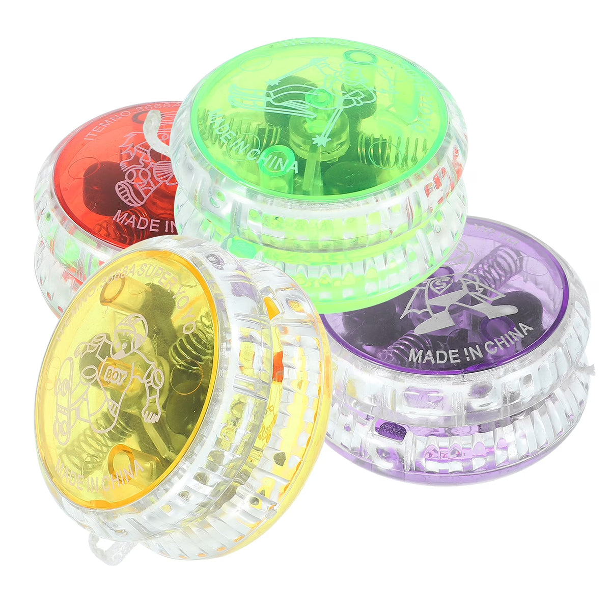 4 Pcs Light up Yo-yo Balls U681