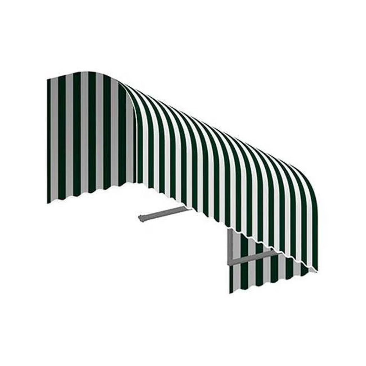 Forest Green & White Window & Entry Awning B67289