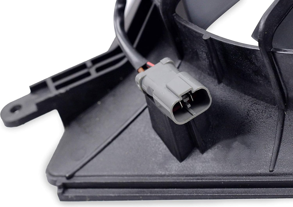 Left Driver Side Radiator Cooling Fan Assembly Pack of 2 F5447