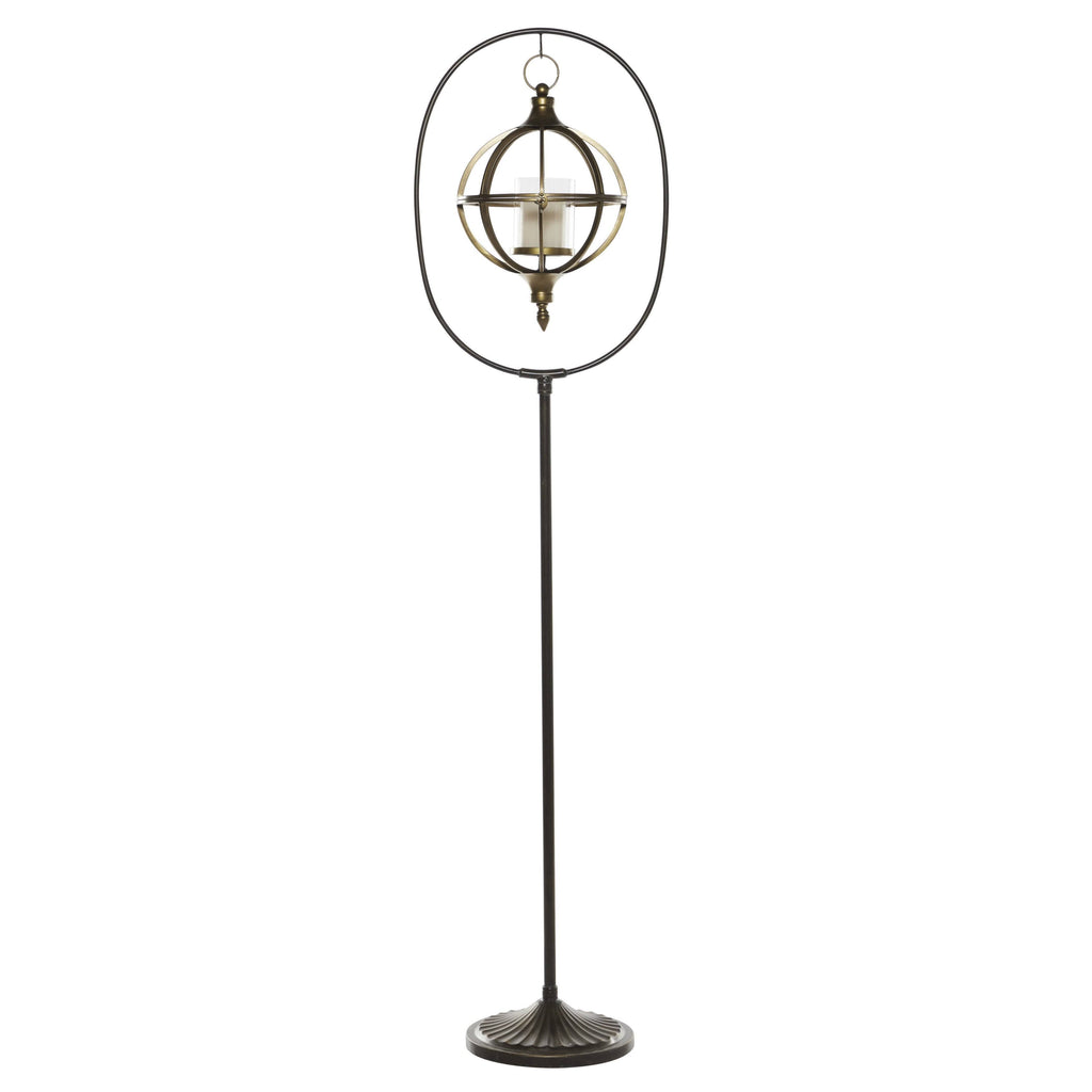 Bronze Metal Candle Lantern W738