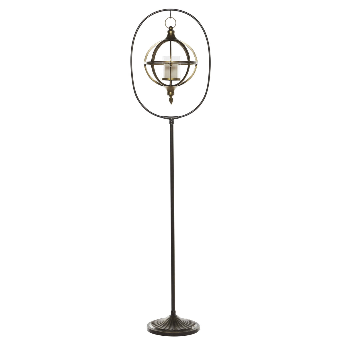 Bronze Metal Candle Lantern W738