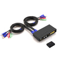 KVM Switch HDMI 4 Port with USB Hub, Audio and 4 KVM Cables P53494