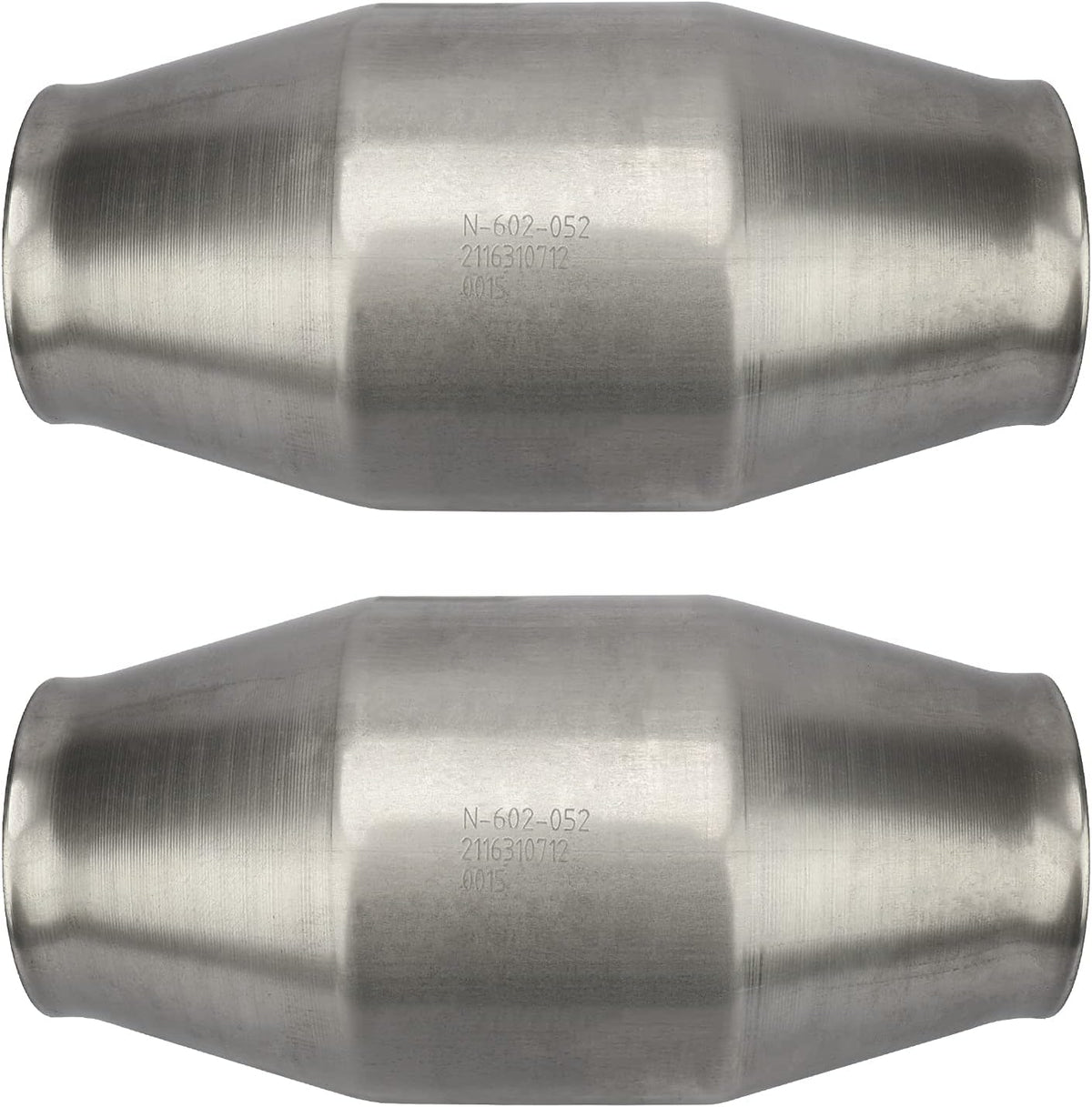 2 Pack Universal Catalytic Converter with O2 Port K1638
