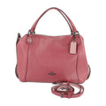 Pink Leather 2WAY Shoulder Bag A1738