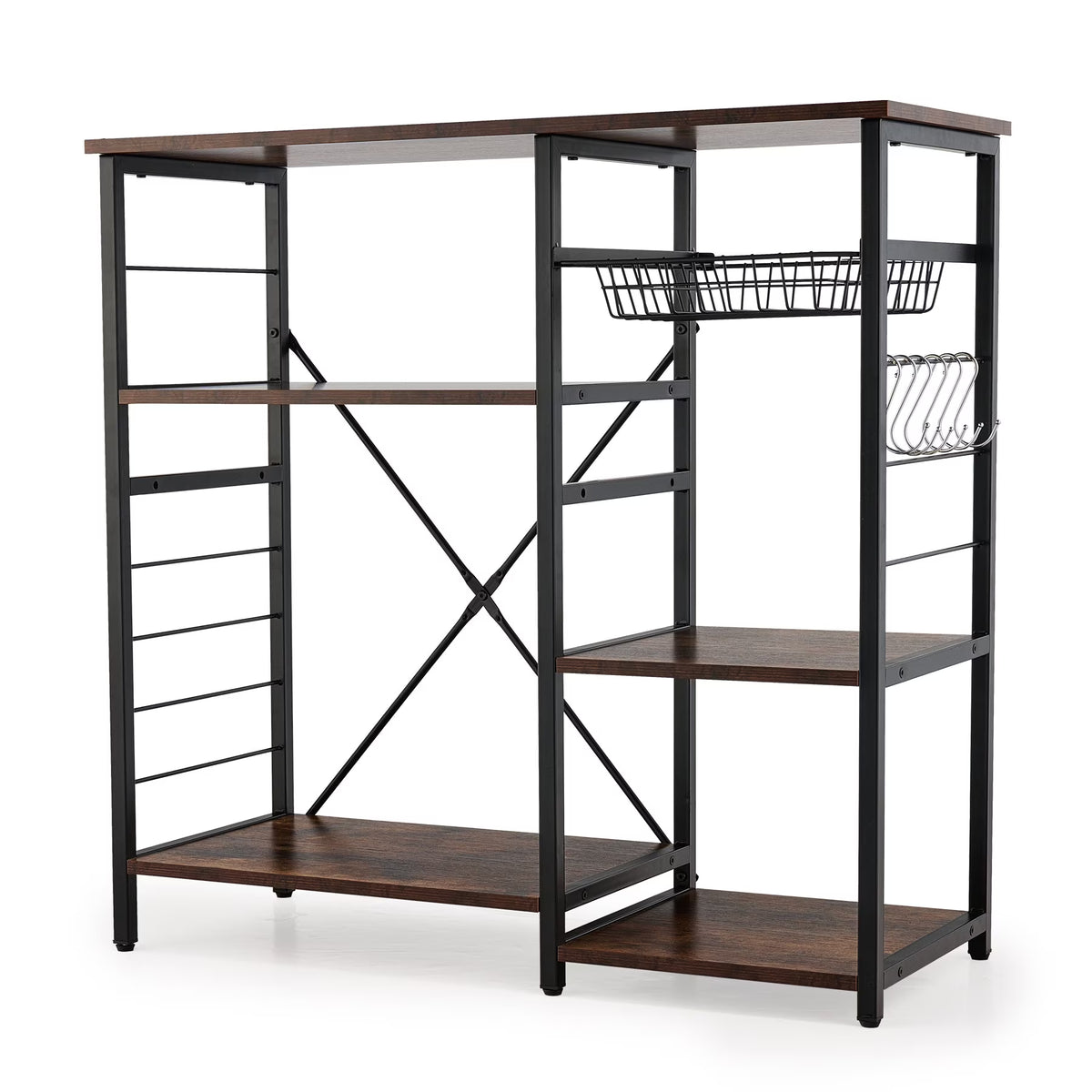 Baker’s Rack with Storage Basket Hooks K1886
