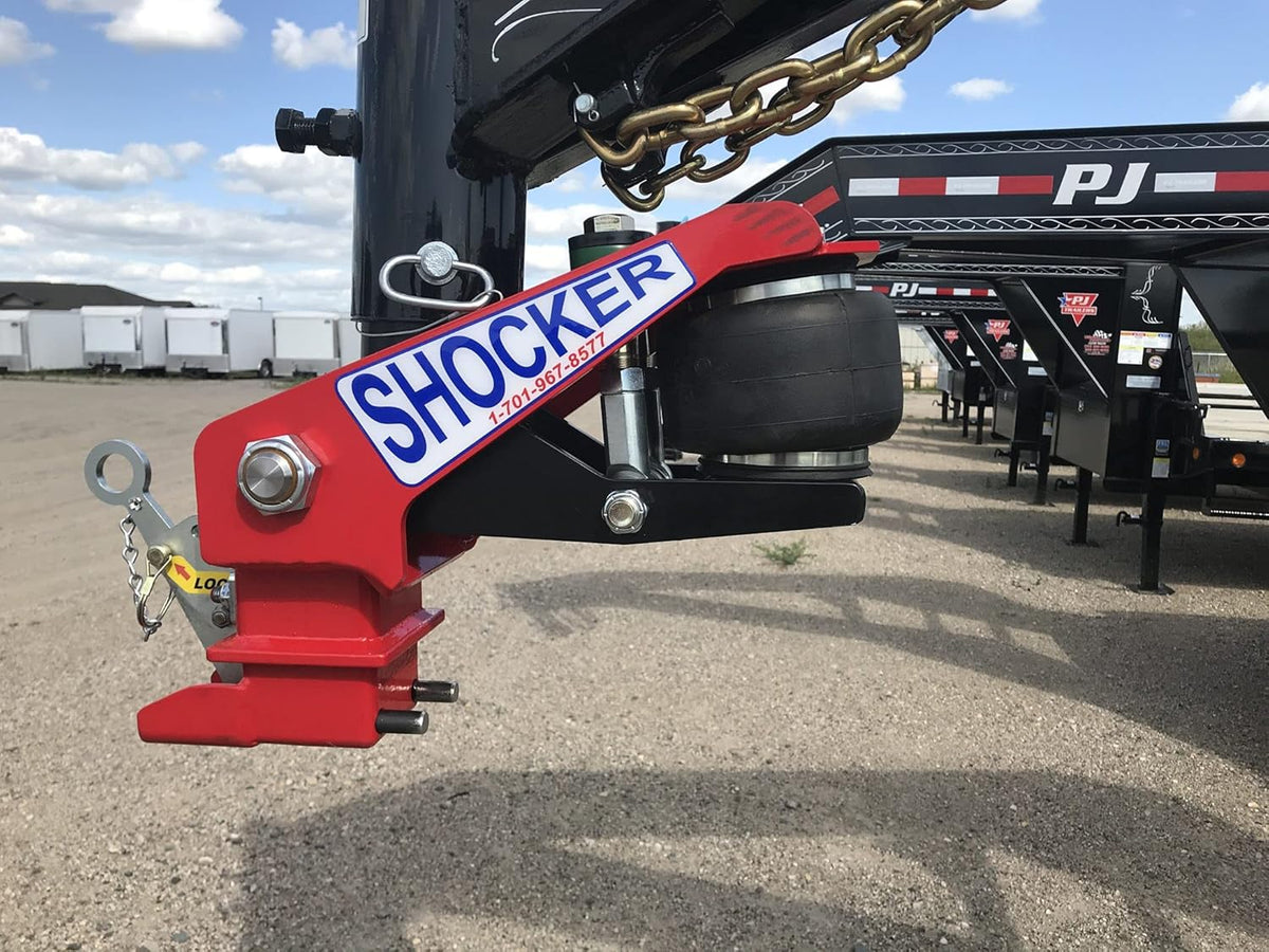 Gooseneck Air Hitch & Coupler, Round 3-15/16" Angled Pin 30K Coupler 9" Offset Y77430