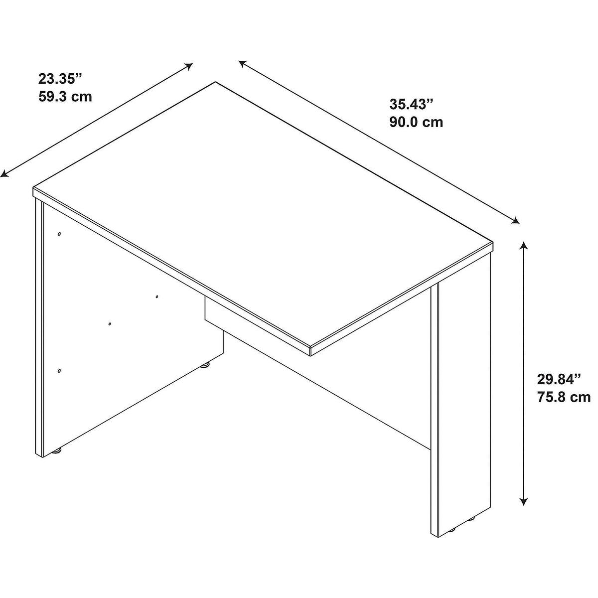 36W Bridge Return Desk W9155