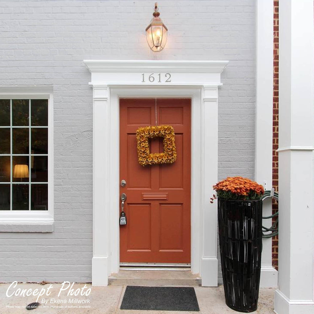 Plain PVC Pilaster with Capital and Base (Pair) G874