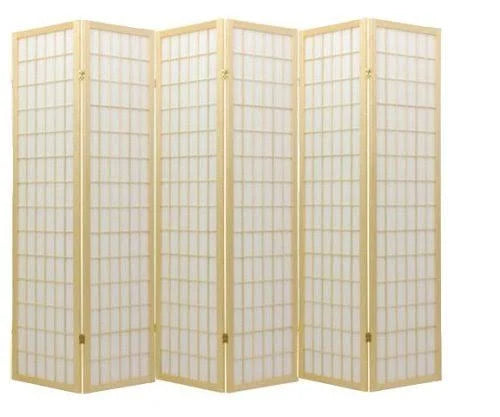 6 ft Tall 6 Panel Shoji Screen R396