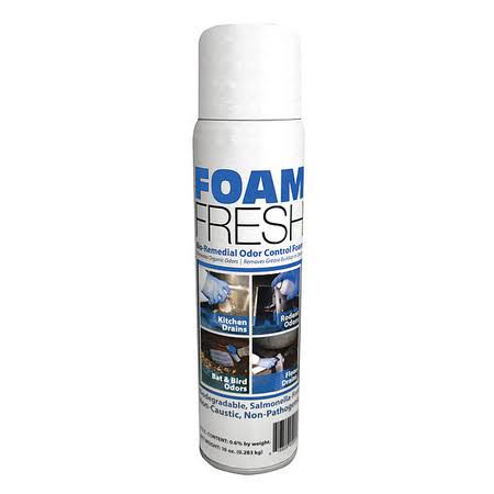 Odor Control Spray, Foaming, 10 Oz., pk12 U313948