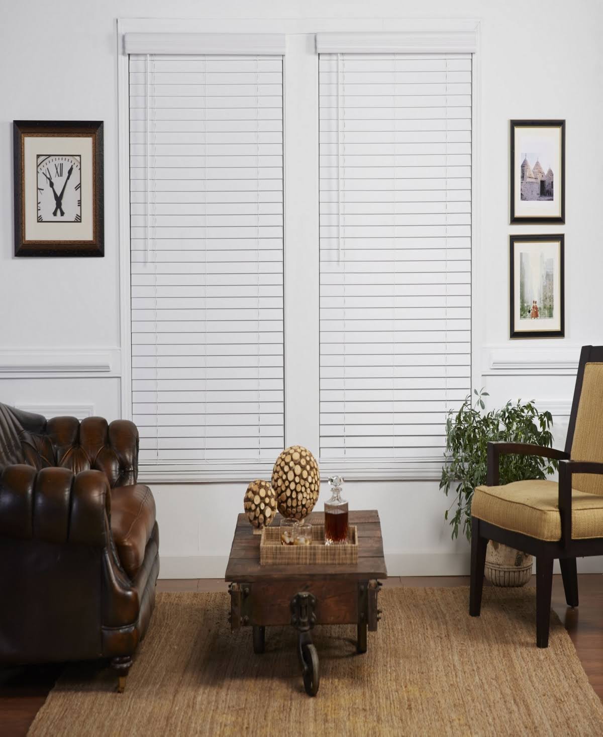Faux Wood Venetian Blind, 40.5x22 x 72x22 - Dark Oak Z304
