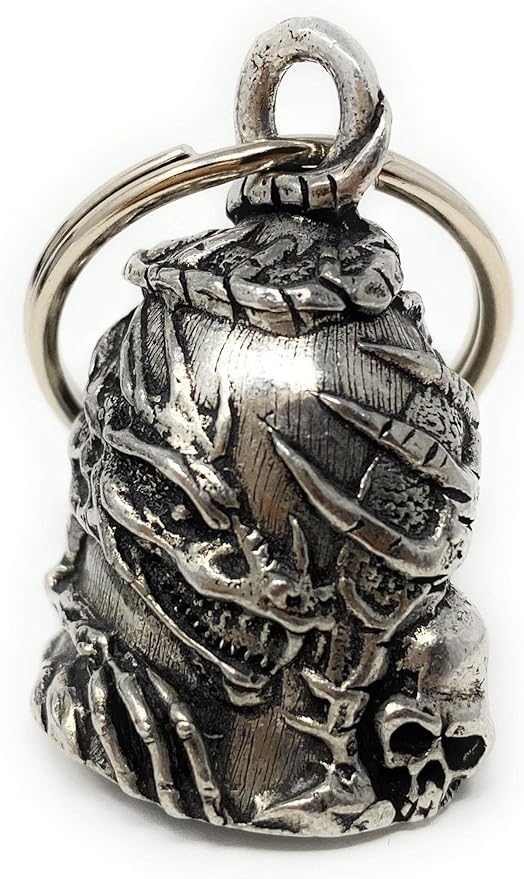 Skull Dragon Bell Key Chain G17884