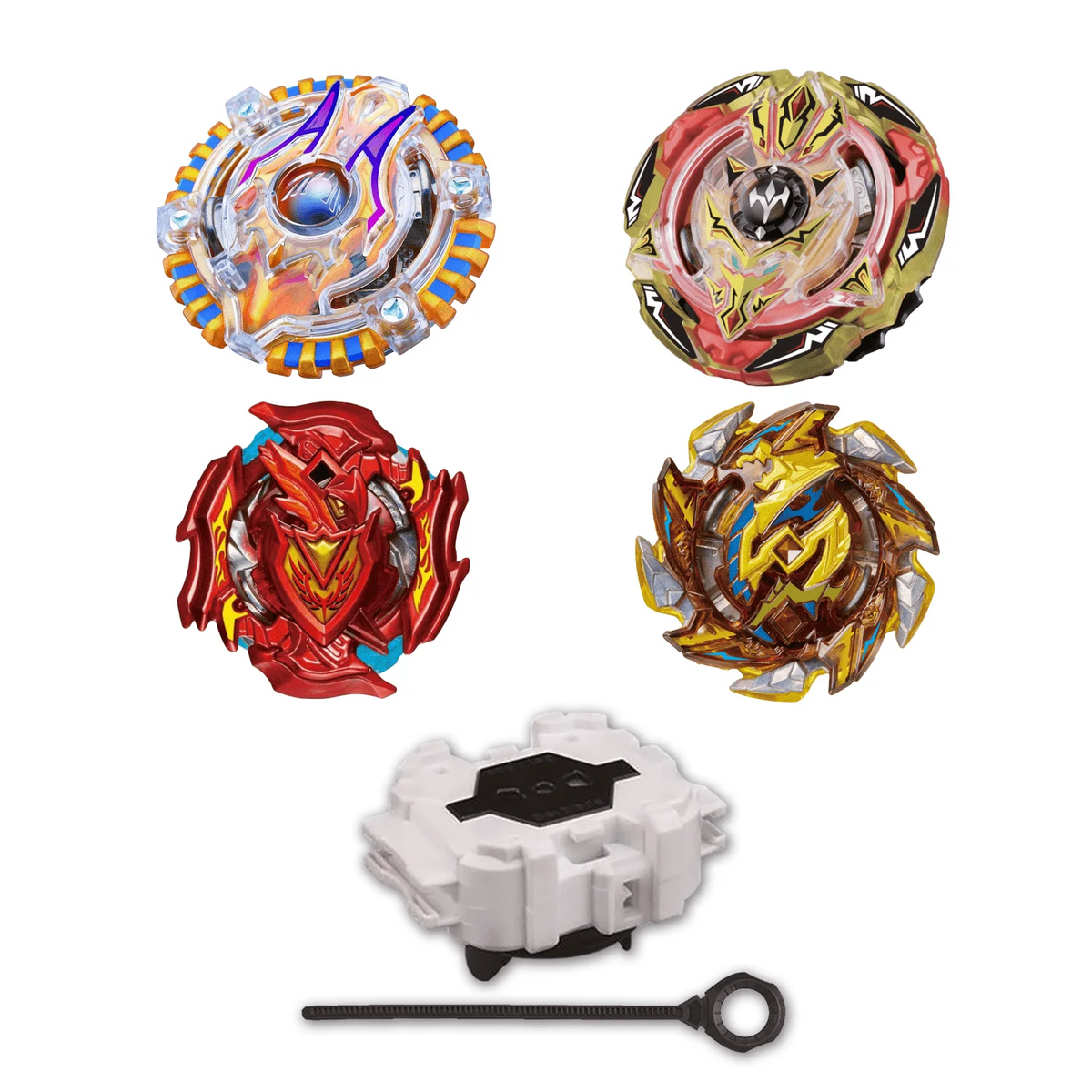 4 Pack Spin Top Toys Y2368