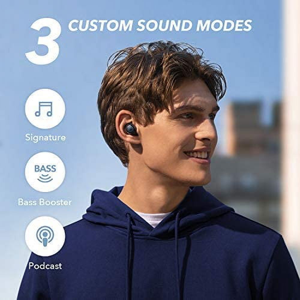 True Wireless Earbuds, 35H Playtime, Wireless Charging, USB-C P3668