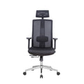 Black Traditional Ergonomic Adjustable Height Desk Chair J2401