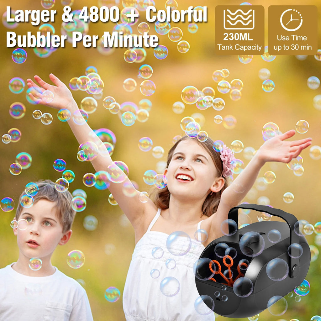 Bubble Machine 4800+ Bubbles Per Minute M828220