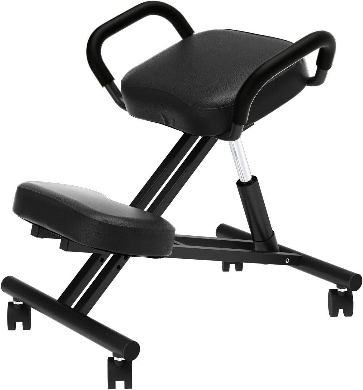 Ergonomic Kneeling Chair with Armrest, Thick Foam Cushions and Casters M96800