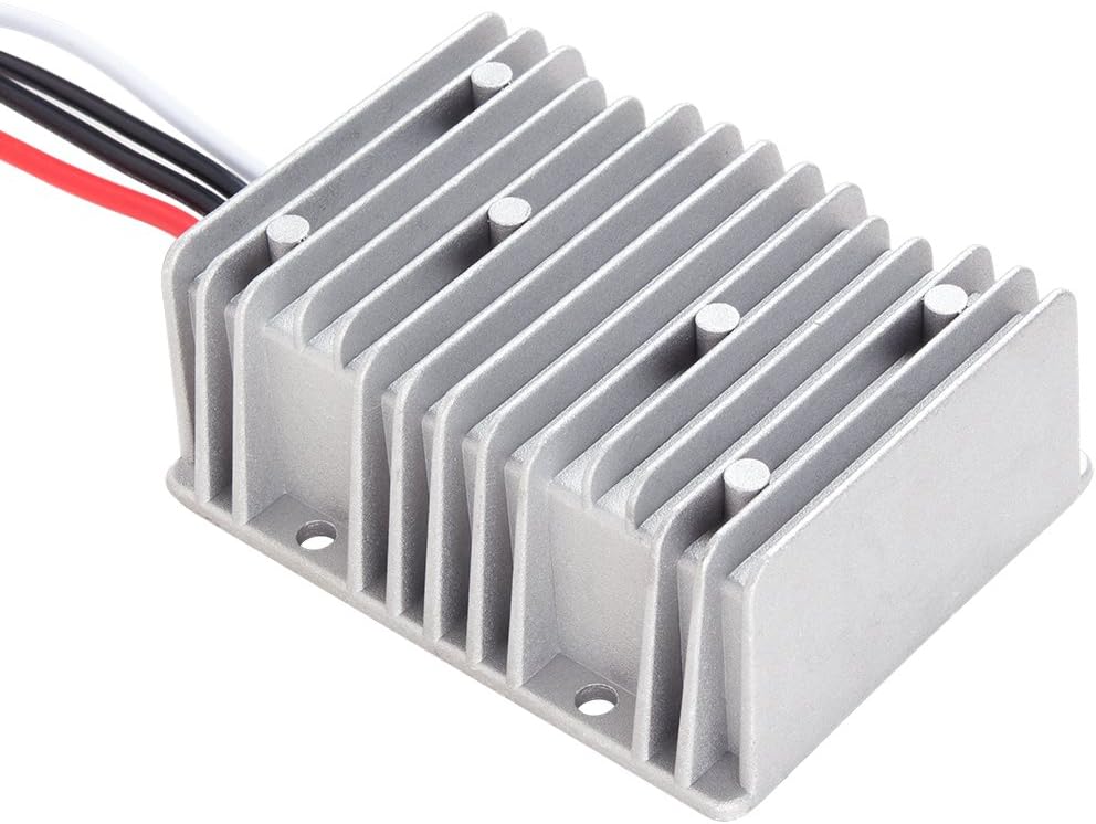 DC 12V Step-Up to DC 19V 20A 380W Waterproof Power Converter Pack of 2 J6273