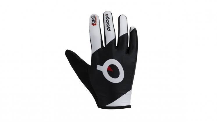Black with White Logo Full Finger Cycling Glove O639