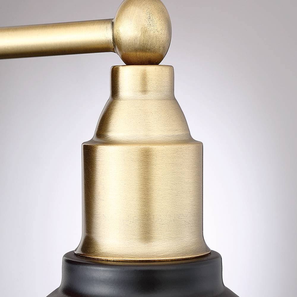 Oiled Rubbed Bronze Sconce with Brass Accents N51158