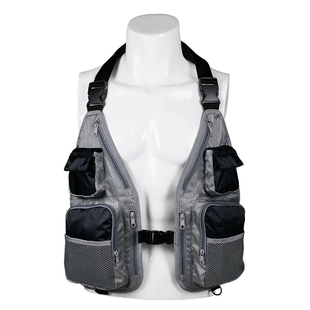 Breathable Adjustable Waistcoat with Pockets D Rings Z5746