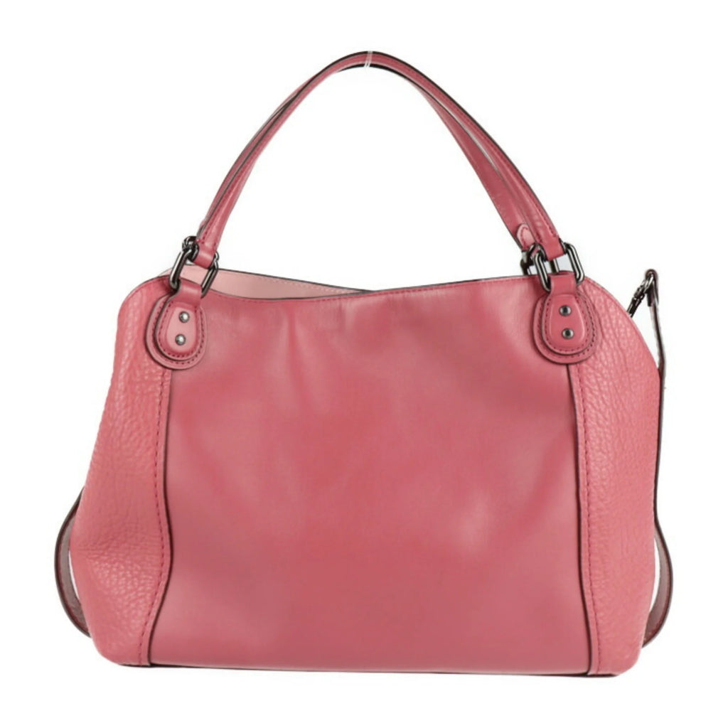Pink Leather 2WAY Shoulder Bag A1738