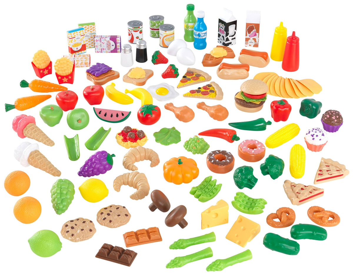 115 Pieces Play Food Set P252