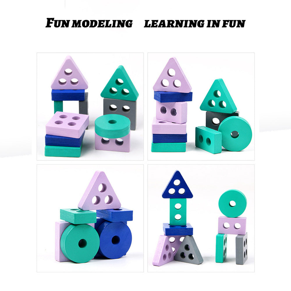 Wooden Sorting and Stacking Toys X97070